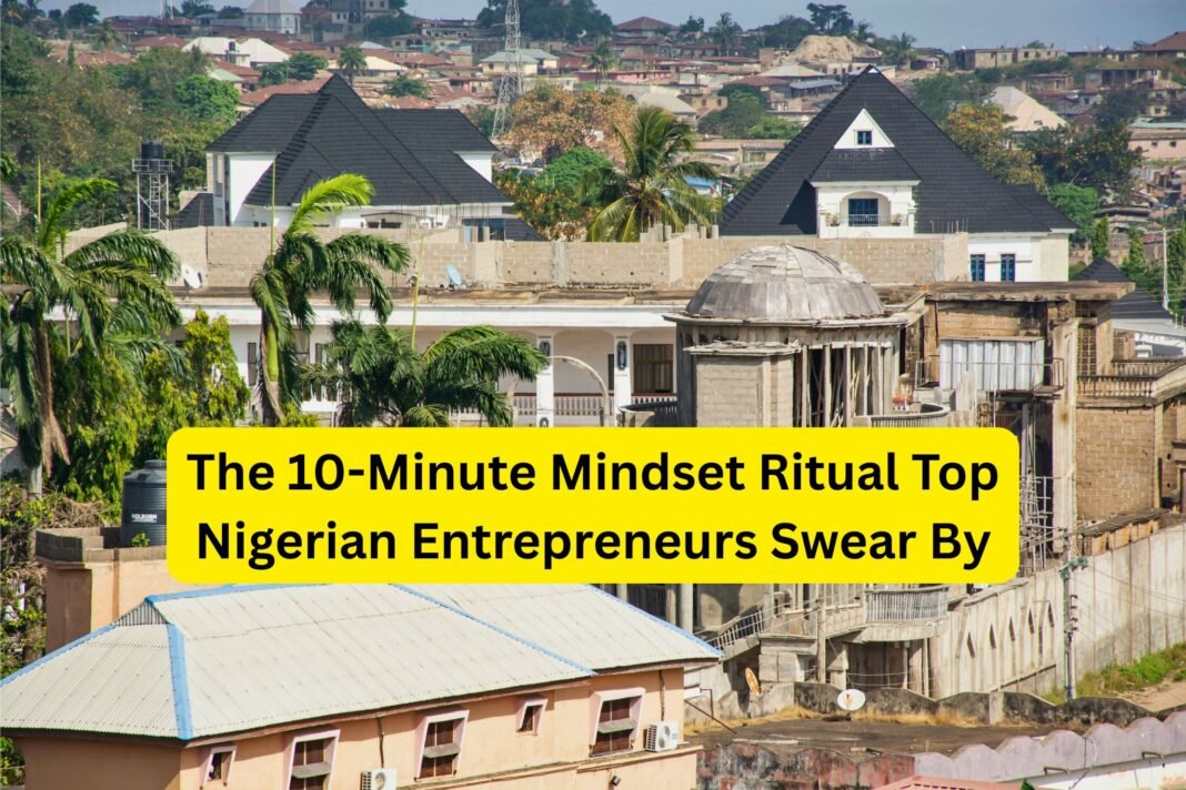 The 10-Minute Mindset Ritual Top Nigerian Entrepreneurs Swear By